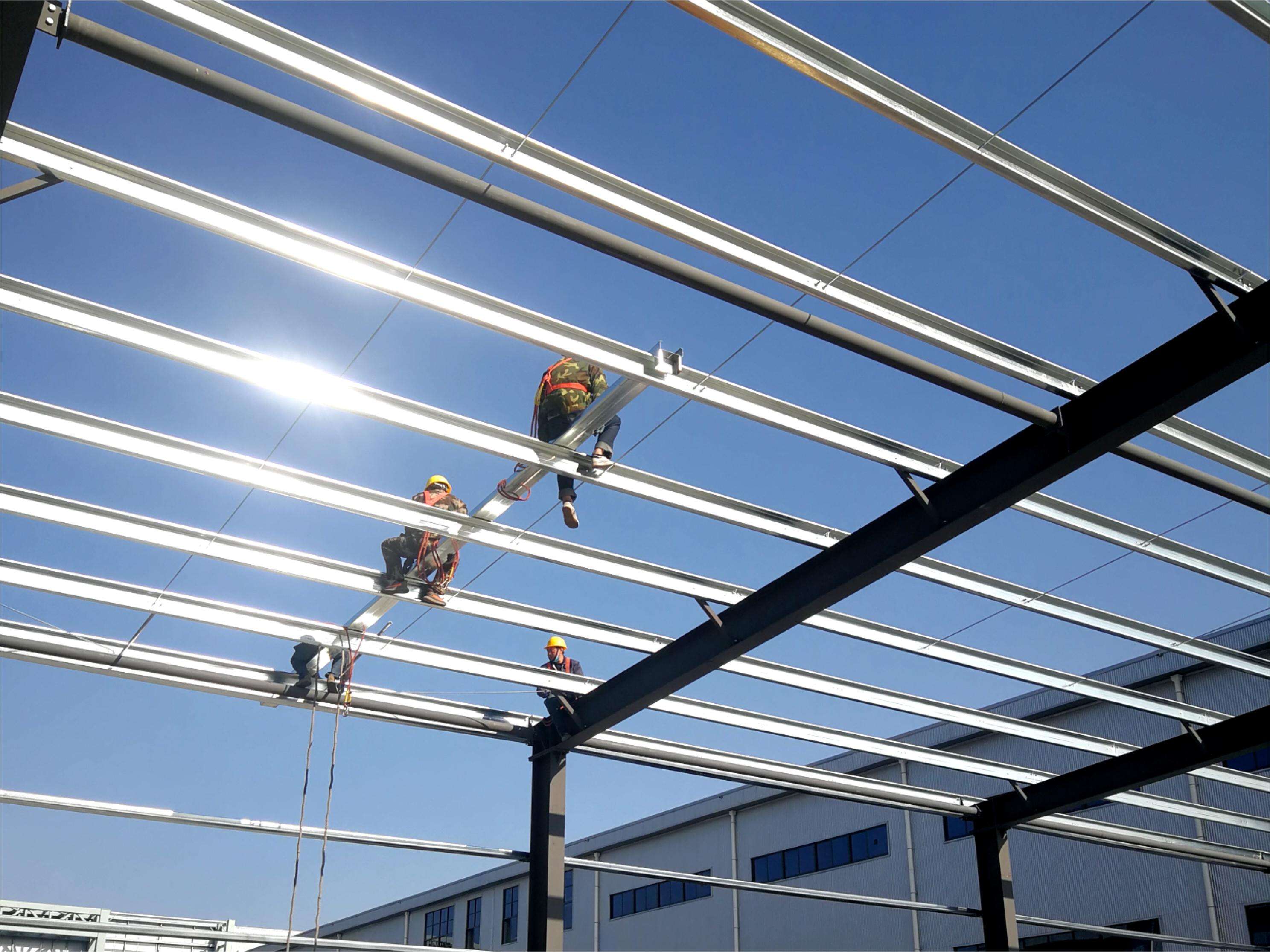 steel structure warehouse building