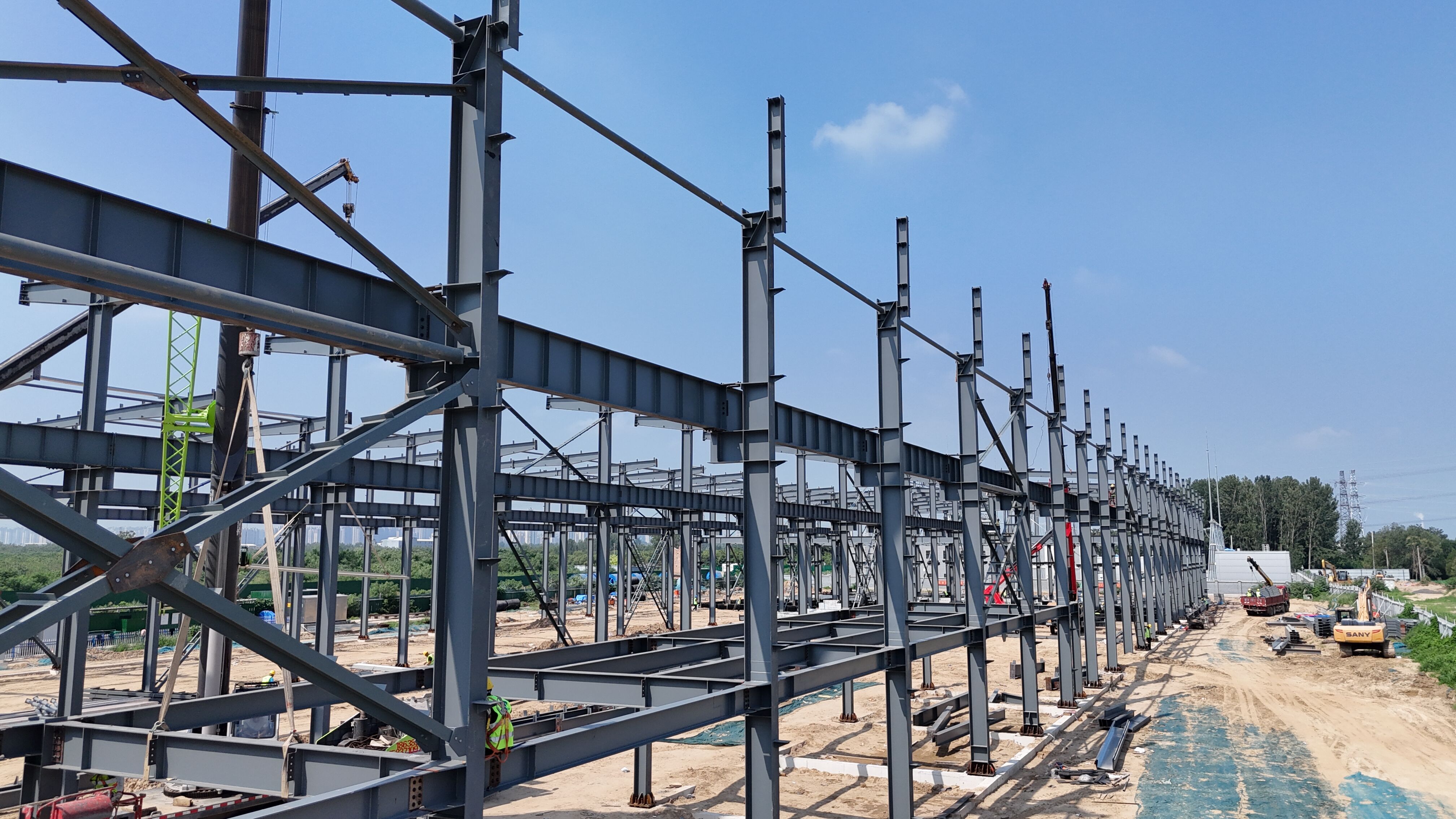Prefabricated Industrial Steel Buildings by Zhengzhou Weilan Steel Structure Engineering Co., Ltd.