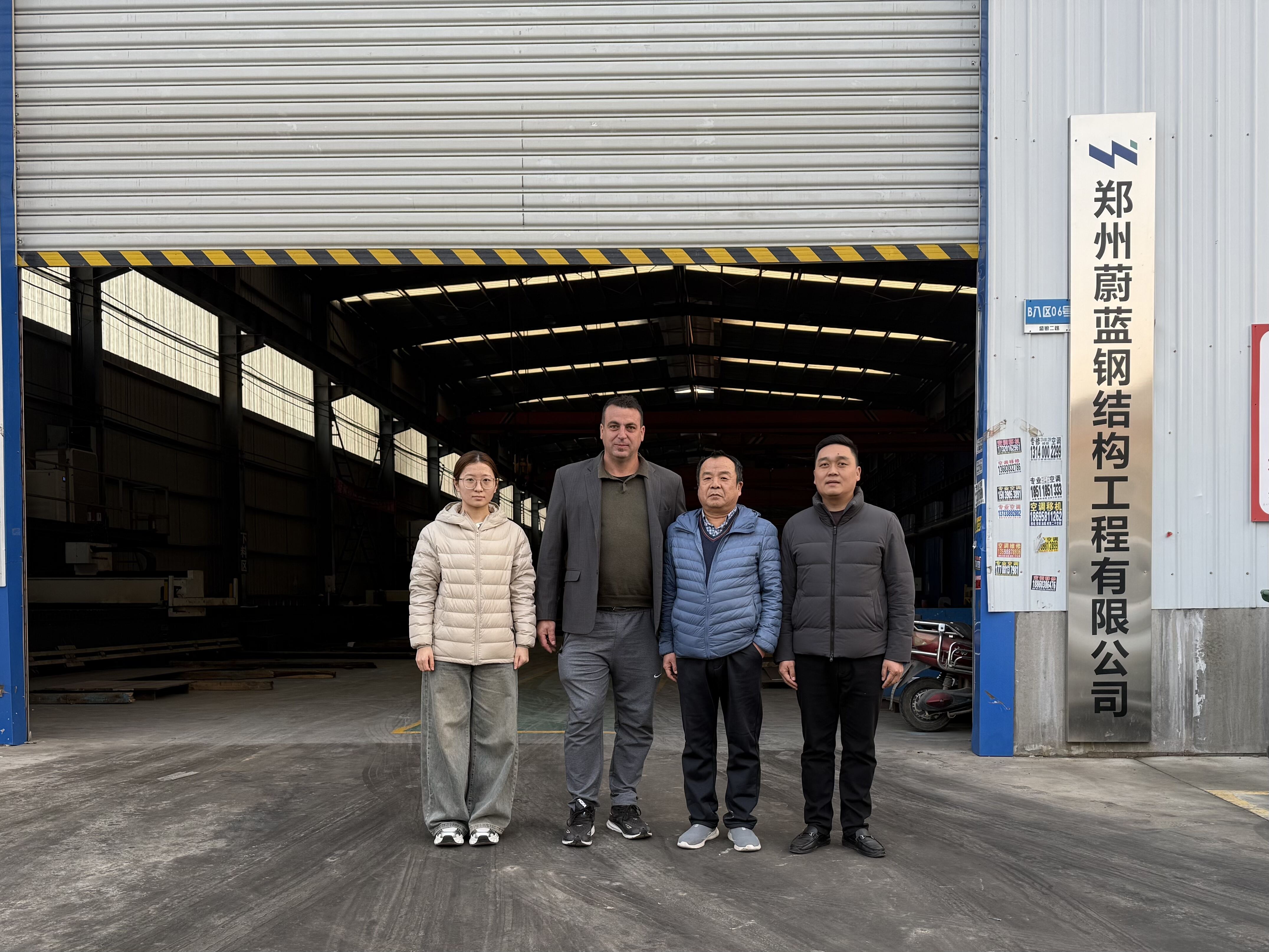 Profundización de la cooperación internacional: Weilan Steel Structure establece una asociación de distribución regional con un cliente de Bosnia y Herzegovina