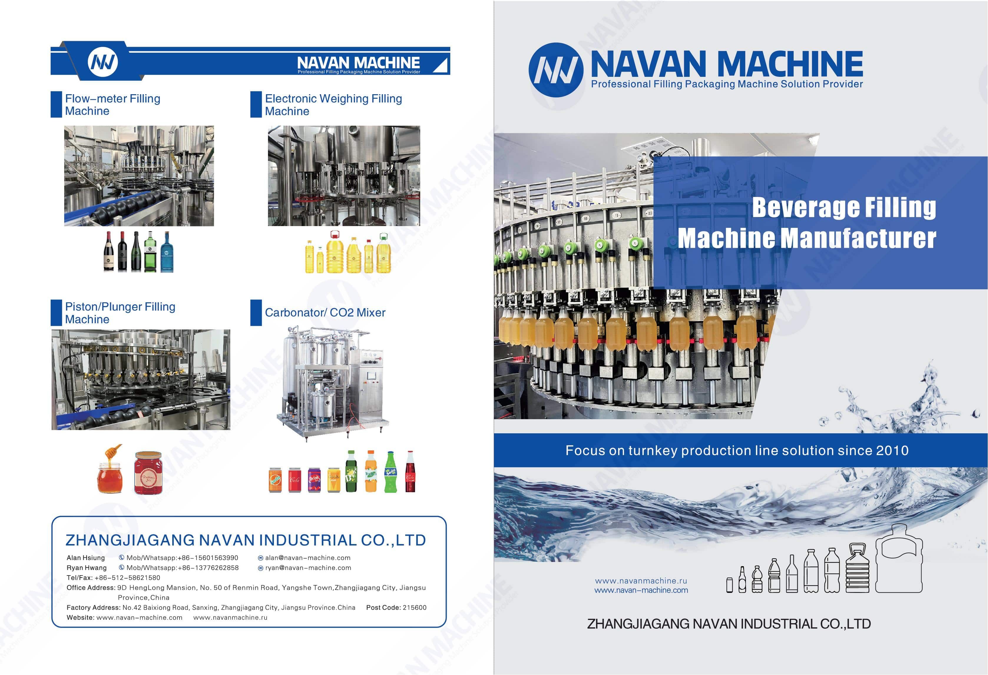 EN 2025 Navan Filling Packing Machine