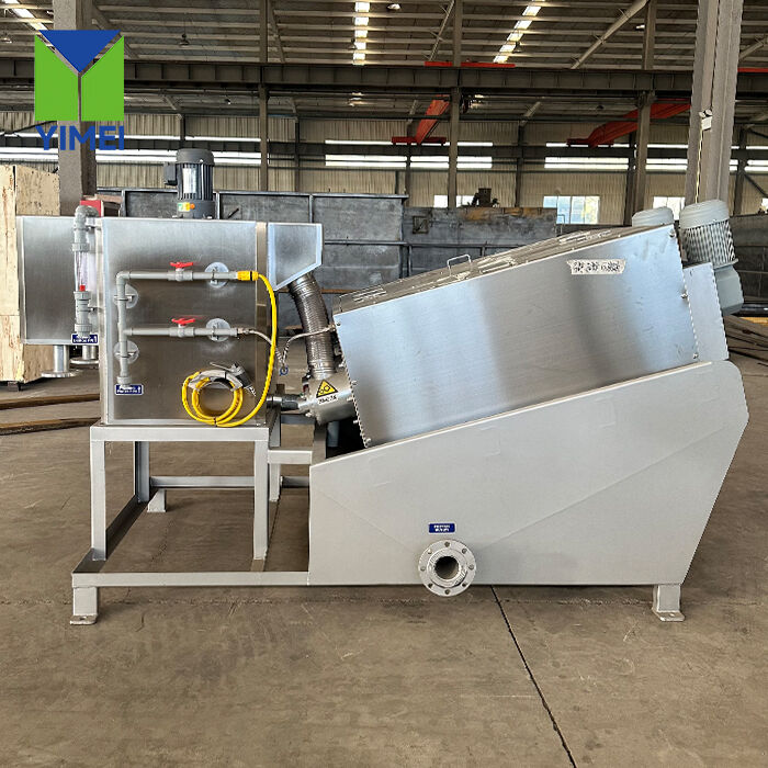 Separator for fast-væske-separasjon Slamavvanningsmaskin Avløpsrenseanlegg Miljøsamsvar