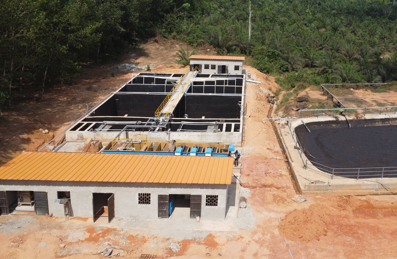 Eaux usées de la production d'huile de palme en Côte d’Ivoire