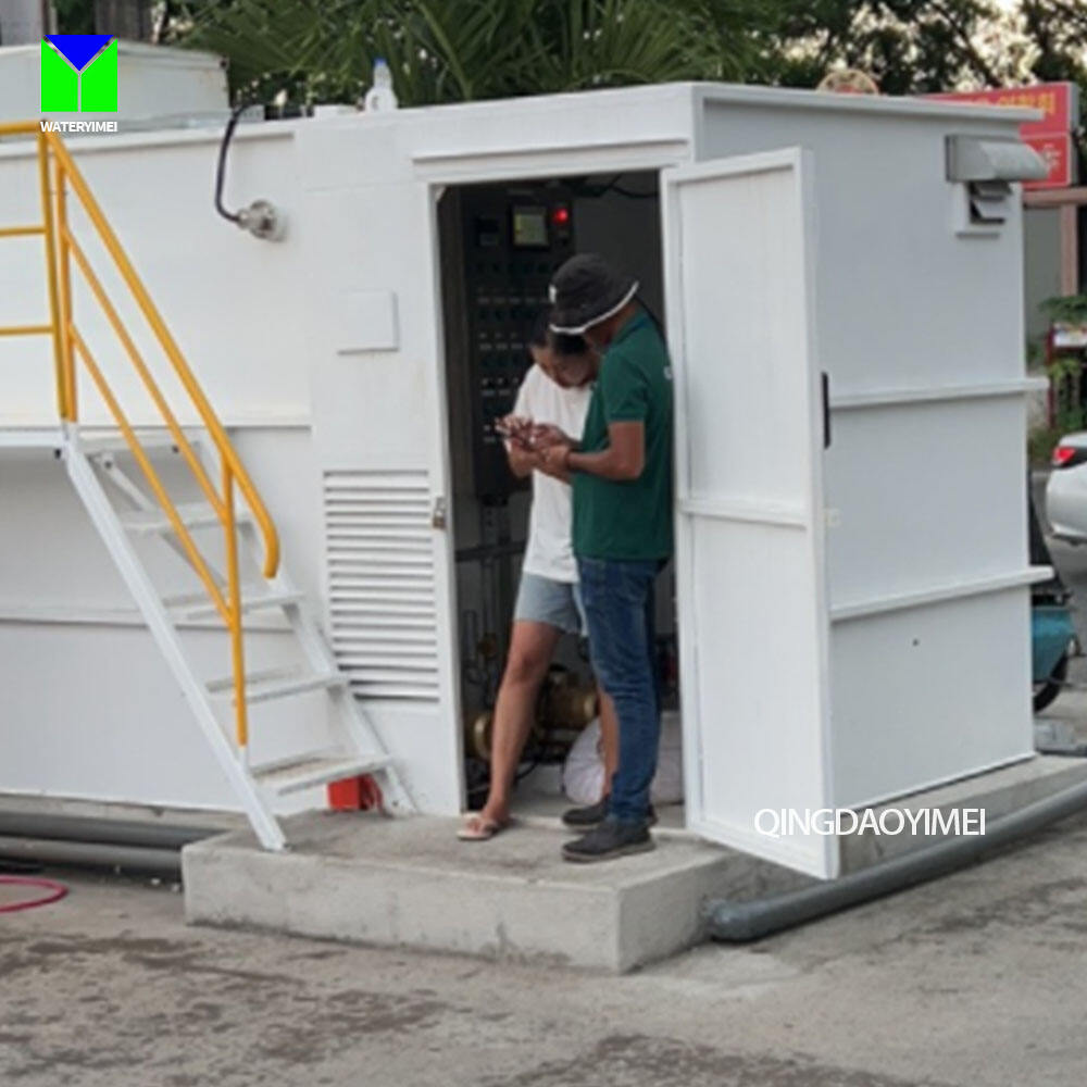 معدات جديدة لمحطات معالجة مياه الصرف الصناعية والمنزلية، نظام معبأ ومحمول في حاويات