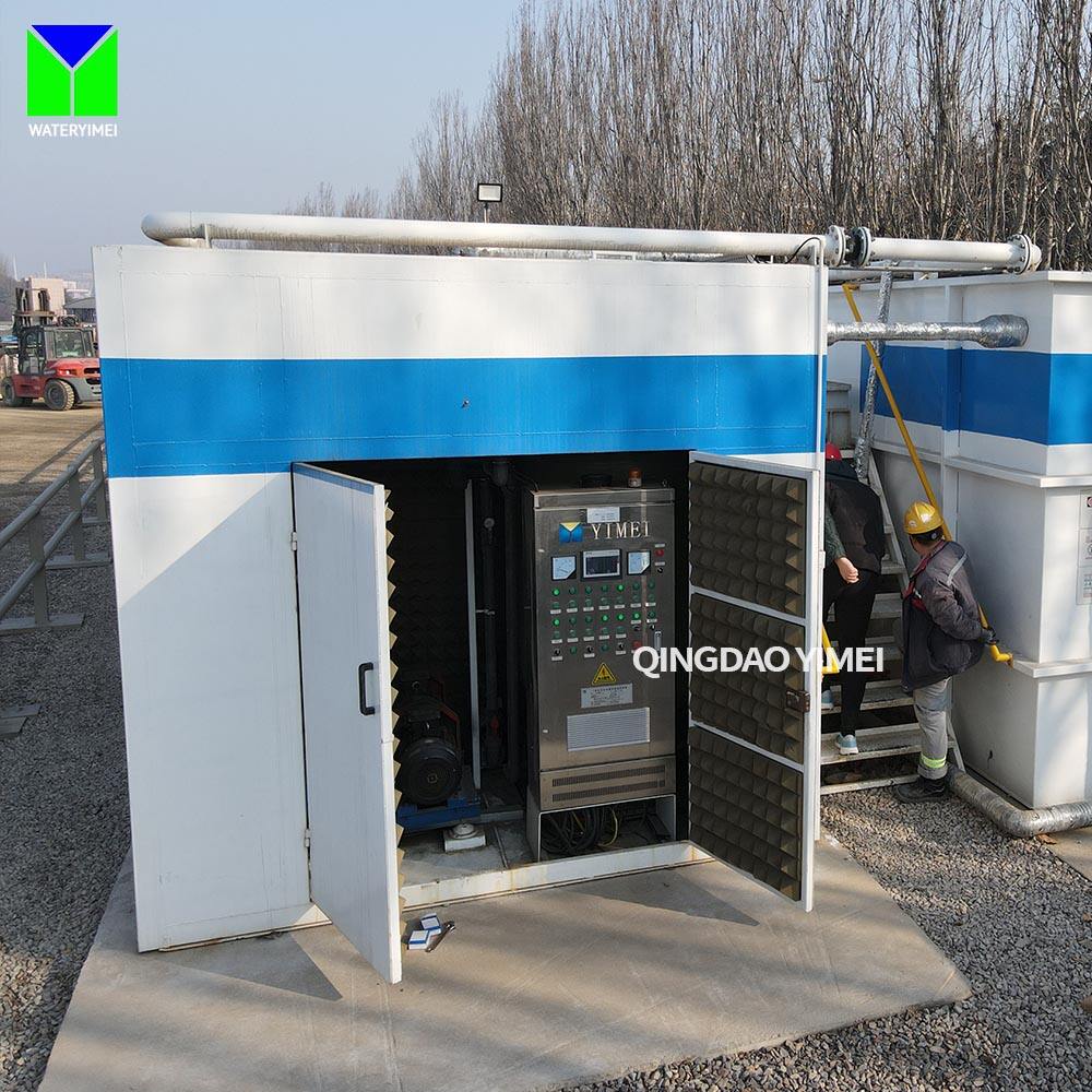 Packaged sewage treatment plant container wastewater treatment system plant for waste water treatment project