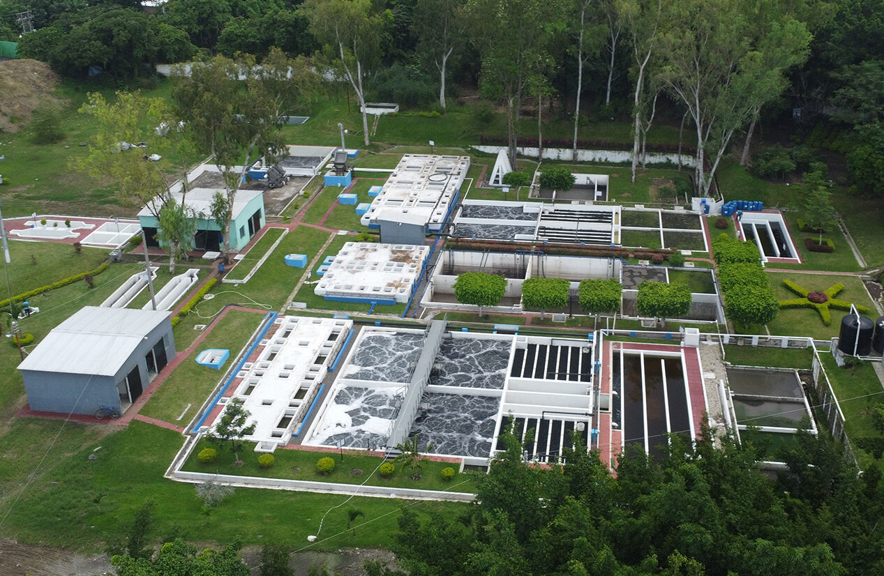 Génie civil pour le traitement des eaux usées domestiques au Salvador