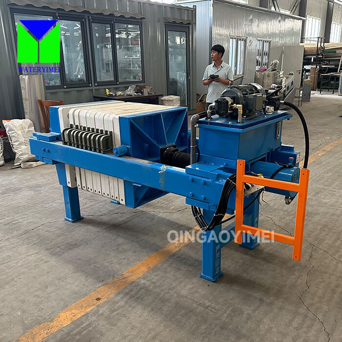 China Filter Press Manufacturer Plate And Frame Filter Press With Pump