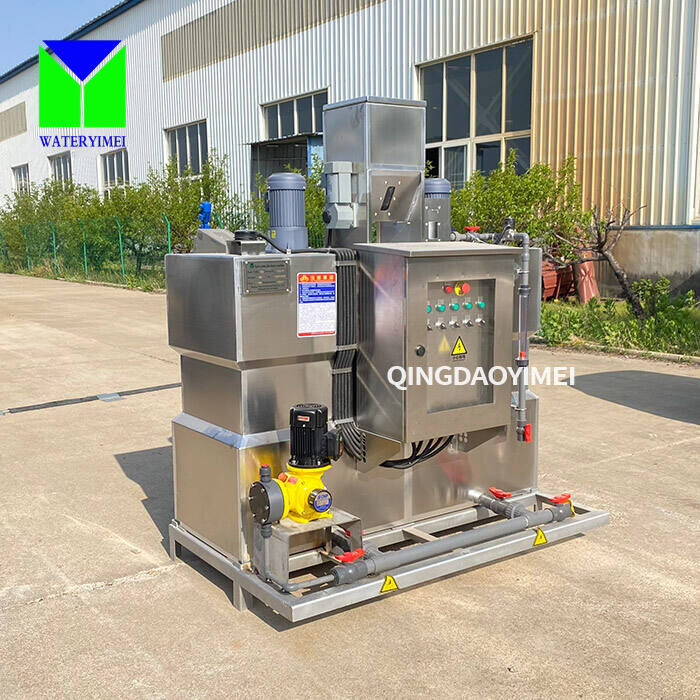 HOT Automatic polymer preparation unit chemical polymer dosing mixing flocculation system