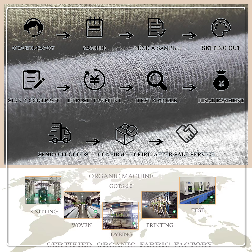 Comfortable Stretch Fabric 61% Bamboo 27% Organic Cotton 12% Spandex Heavyweight Jersey for Girls Loungewear