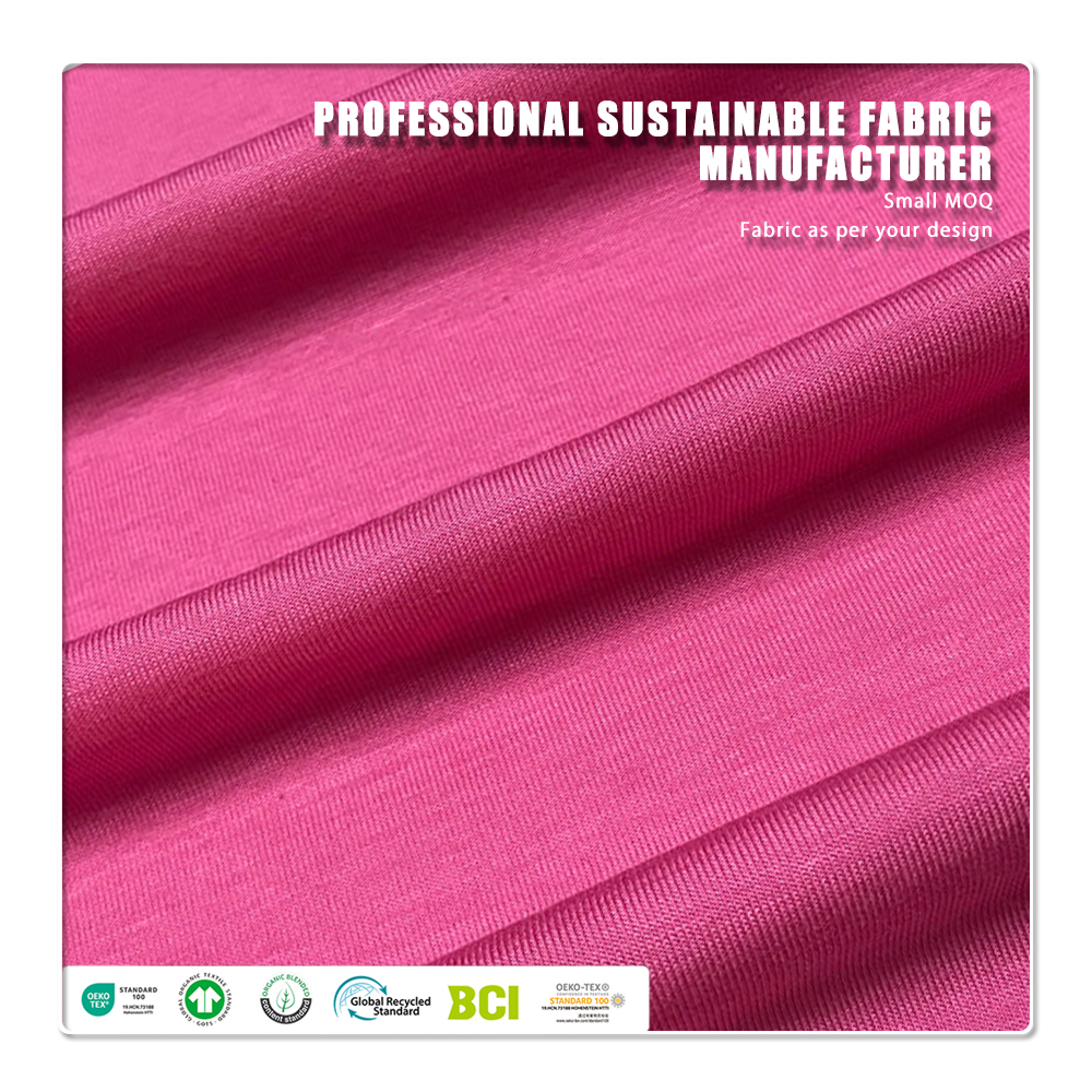 OEKOTEX-100-certifierad 100 % rayon enkel jersey-väv, lättviktig 160 g/m² med stretch för kläder och beklädnad
