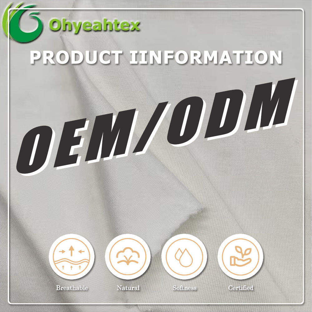 Eco-Friendly Bamboo Sorona Seacell Spandex Single Jersey Fabric Anti-Bacteria Moisture-Absorbent Breathable for Apparel