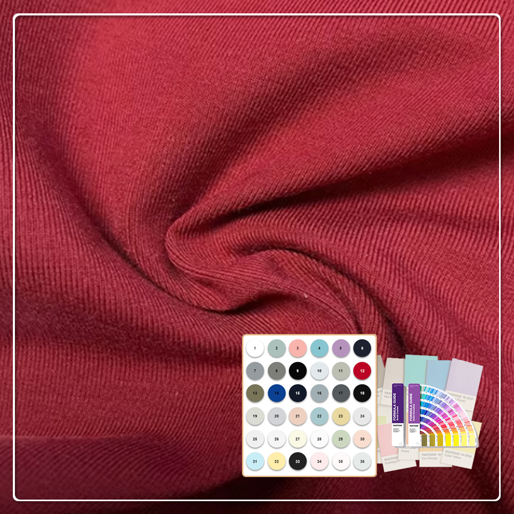 Miljövänlig slitstark enkel jersey av bomull, modal och elastan, 285 g/m², bredd 150 cm, på beställning till underkläder