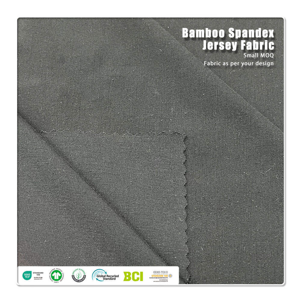 OEM/ODM Schnelltrocknender doppelseitiger hochelastischer Anti-Pilling umweltfreundlicher fleckenresistenter gestrickter Spandex/Nylon-Stoff für Korsettartikel