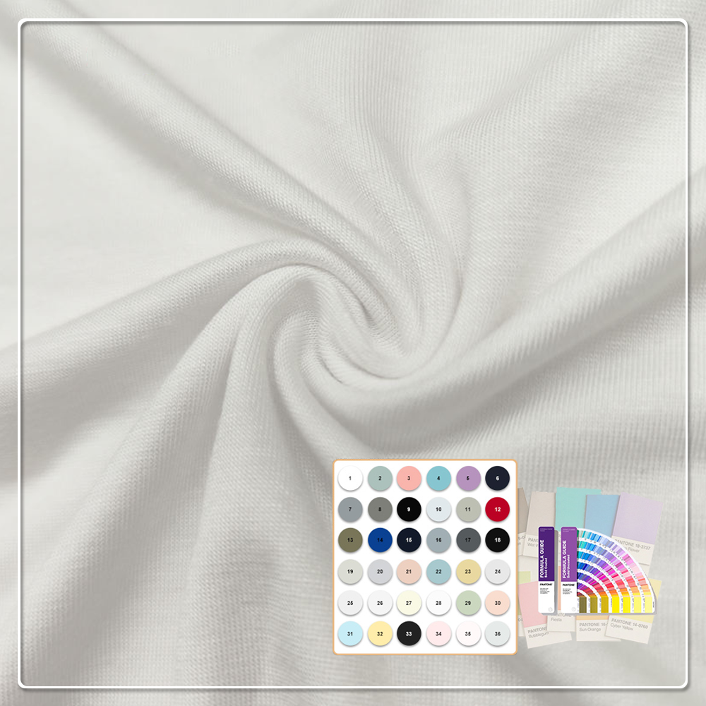 Eco-Friendly Modal/Cotton Jersey Fabric Stretch Breathable Anti-Odor Heat-Insulation Soft & Comfortable for Sleepwear