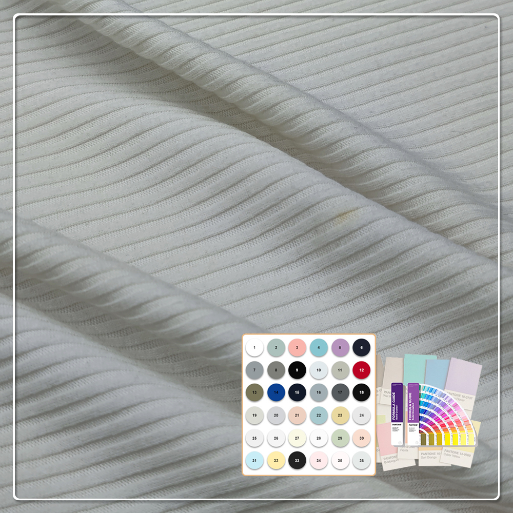 Eco-Gentle 4x4 Rib Bamboo Blend for Babywear & Blankets