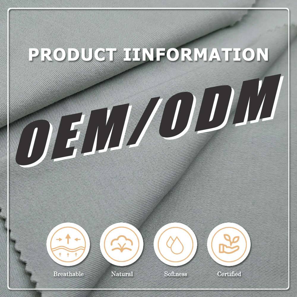 قطن عضوي مع لافندر بمواصفات 200 جم/م² و170 سم، مُصدَّق من Oeko - نسيج إنترلوك مصبوغ بصبغة نشطة للتيشيرتات