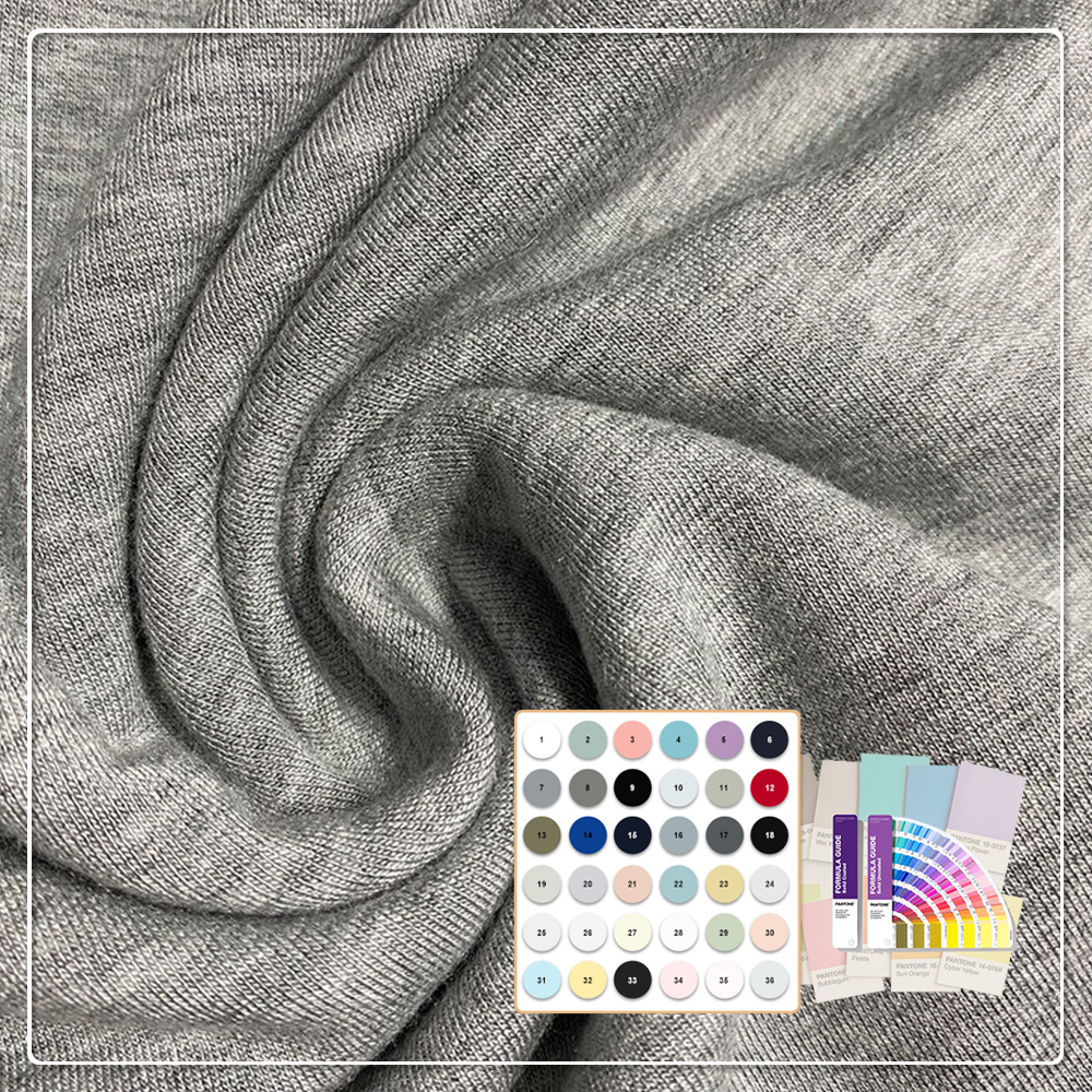 Eco-Friendly 100% Modal Stretch Fleece Knit Fabric for Girls' Activewear Hoodies