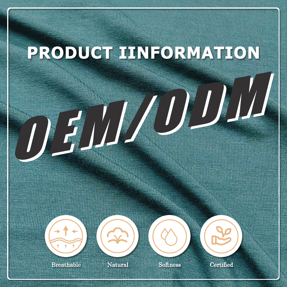 92% बांस, 8% स्पैंडेक्स, 260 ग्राम/वर्ग मीटर, 170 सेमी व्यास, पर्यावरण-अनुकूल स्ट्रेच निट कपड़ा जिस पर कस्टम मुद्रित पैटर्न उपलब्ध हैं; वस्त्रों और घरेलू कपड़ों के लिए