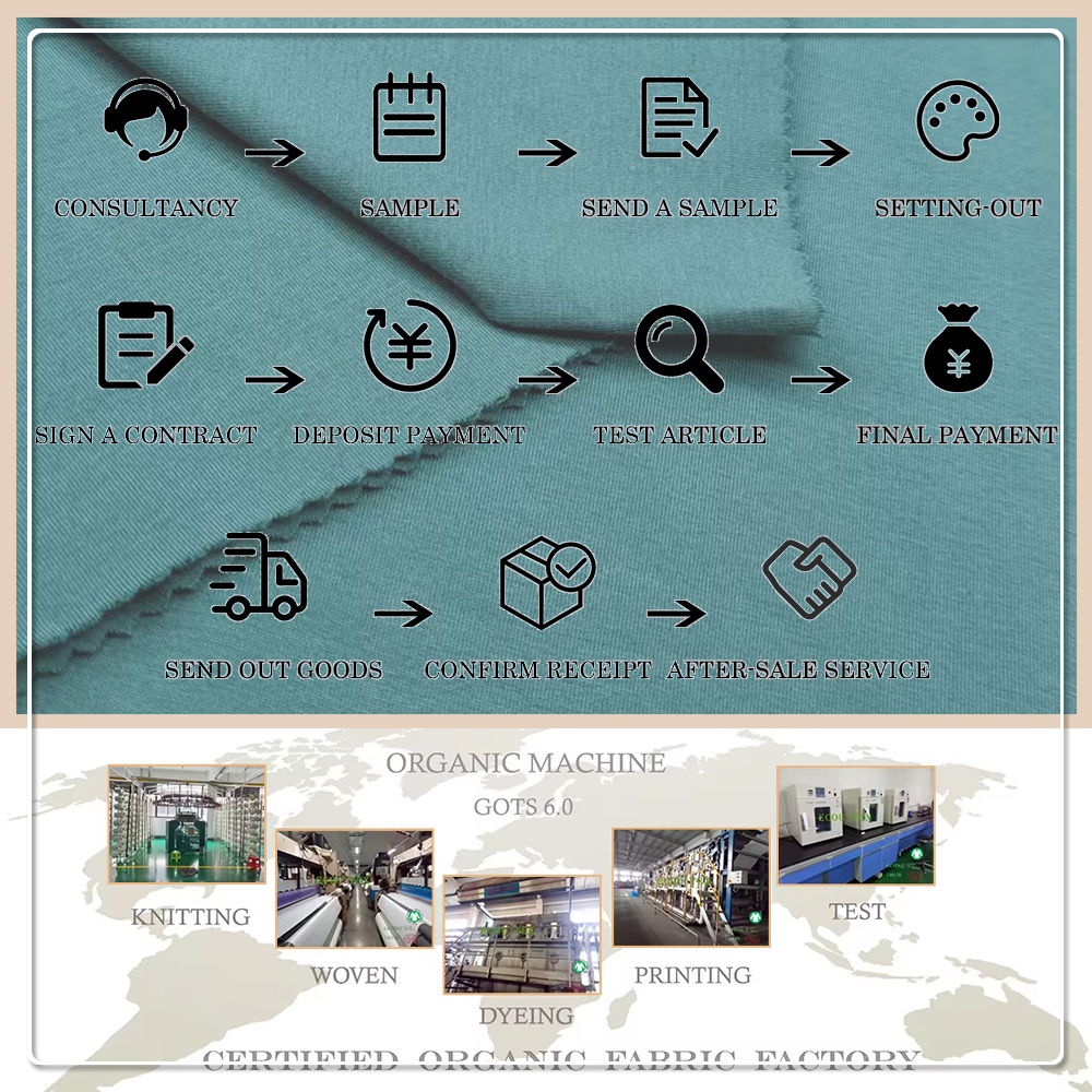 Tanúsított, környezetbarát, fejlett bambusz yoga jersey – OEKO-TEX® Szabvány 100 és OCS-tanúsítvánnyal rendelkező termék, természetes antibakteriális hatással, nedvességelvezető tulajdonsággal és 4-irányú nyúlással a fenntartható teljesítményruházat számára