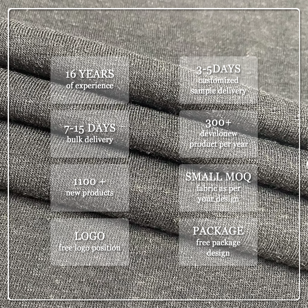 Bis-sell ta’ kumpanija: materjal ġerżi ta’ xemx puru (100%) b’140gsm, ekoloġiku, li jissorbi l-moistura u jippermetti l-brażz tal-ajru, għall-t-širts, id-dressijiet u l-vestits