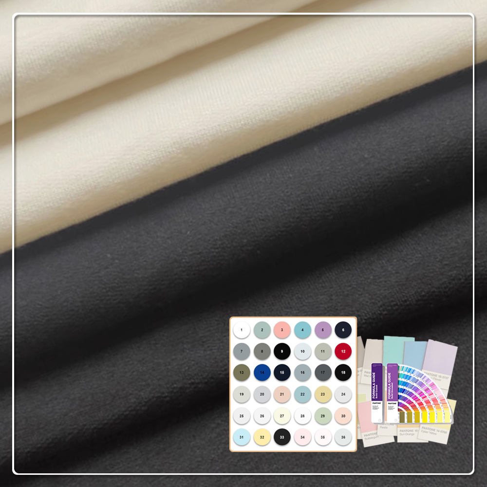 OEM/ODM Custom 71% Bamboo Lyocell 24% Chitosan French Terry Fabric-Anti-Bacteria Eco-Friendly for Apparel Baby/Toddler Use