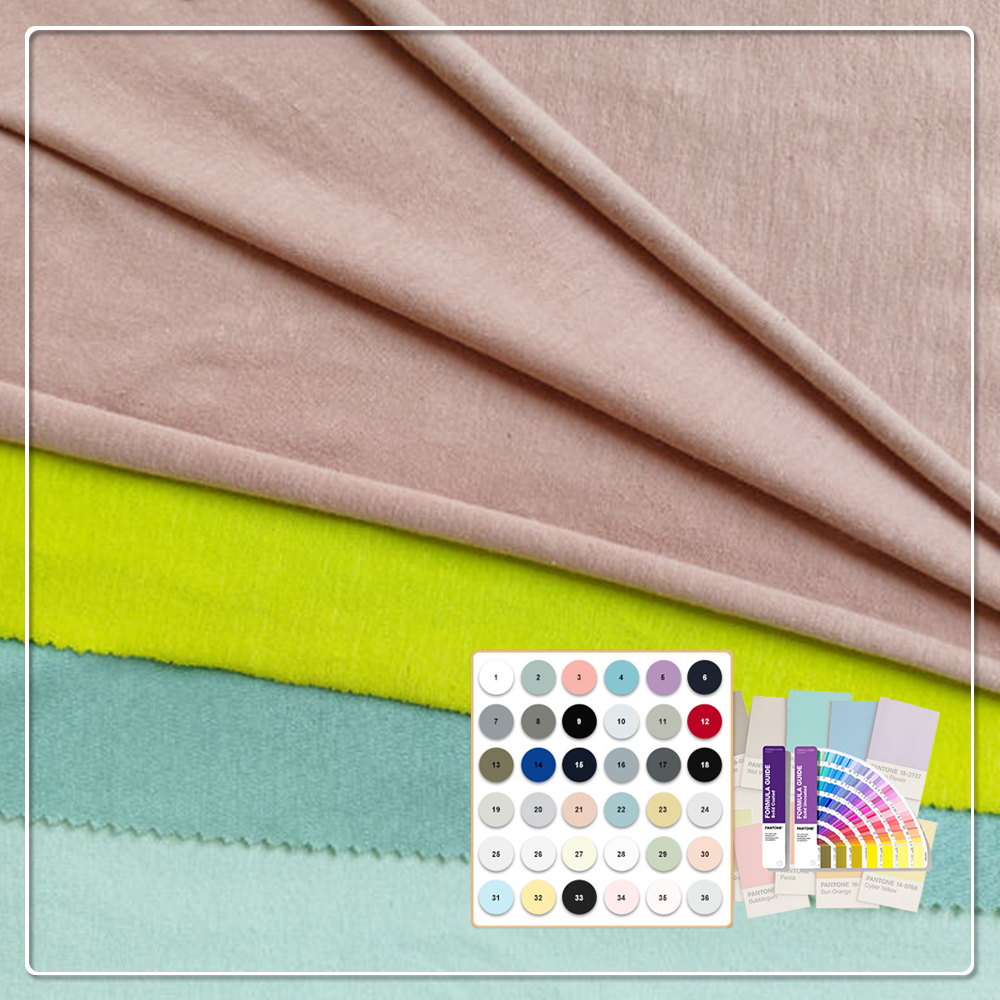 Ekologiskt 100 % hampa stickad tröjväv, enfärgad, lättviktig, för kläder och hemtextilier (gardiner, sängkläder)