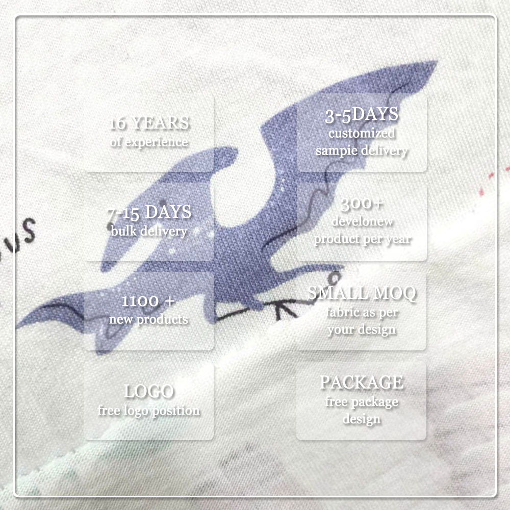 Healthy 100% Organic Cotton Eco-Friendly Breathable Stain Repellent Jersey Fabric for Children's Clothes