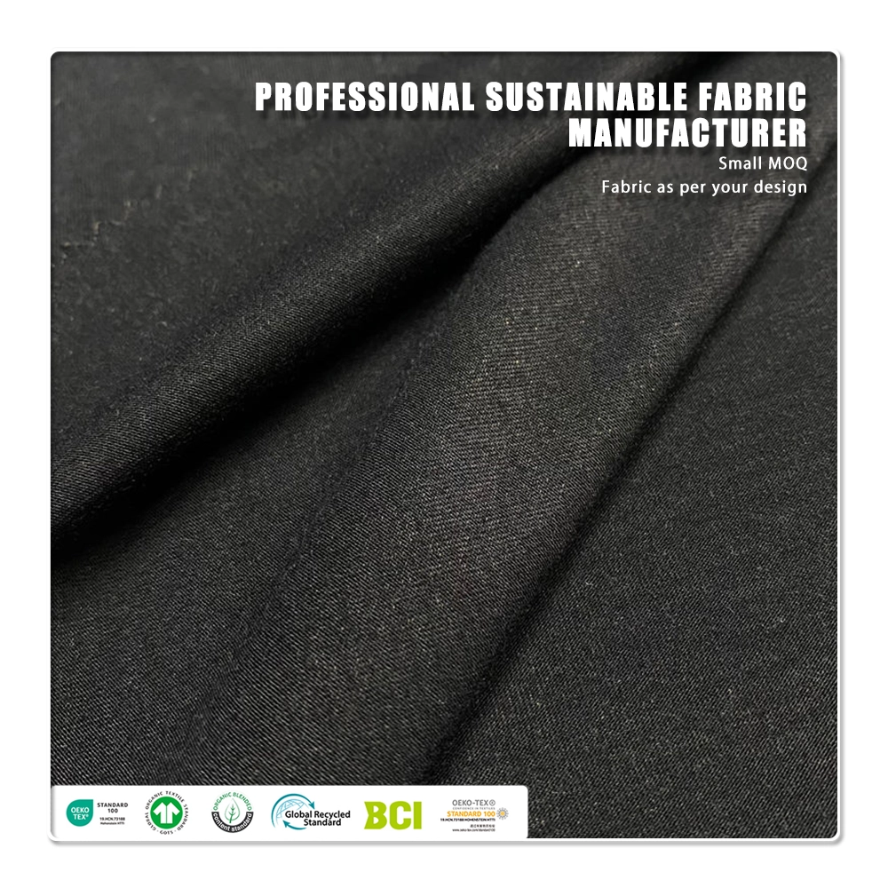 Anti-lukt-, anti-bakteriell, miljövänlig jerseyväv av 100 % bambufiber, snabbtorkande och elastisk för klädesplånsanvändning