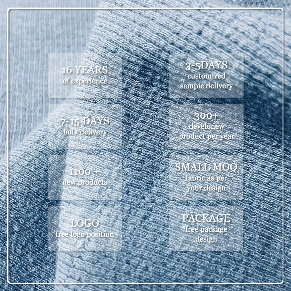 Oeko-Tex Certified Combed Cotton Breathable Anti-Bacteria Anti-Odor Medium Weight Knit Rib Fabric 270gsm for Hoodie Cuffs