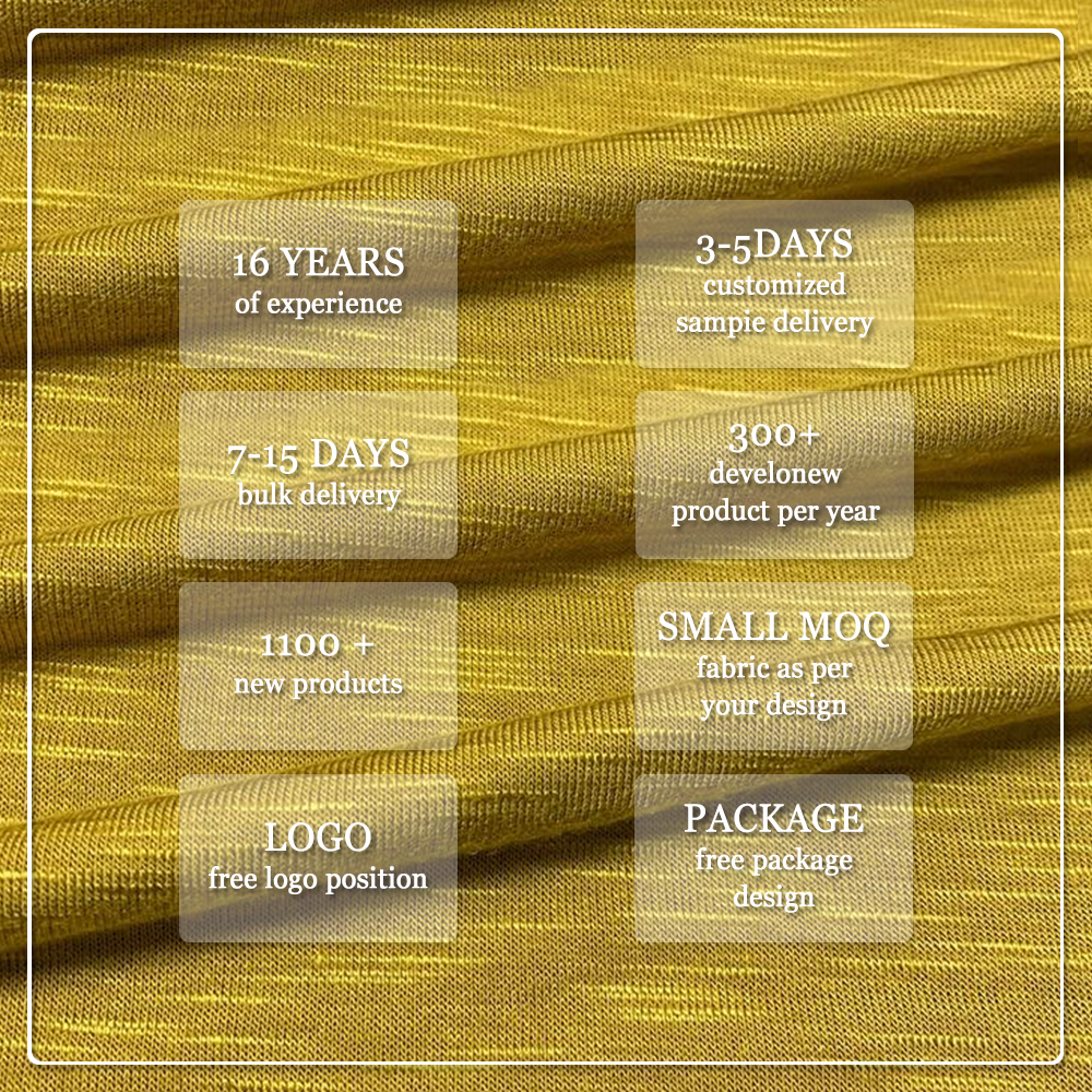 Eco-Friendly Moisture-Absorbent Breathable 95% Viscose 5% Spandex Slub Single Jersey Knitted 220GSM Fabric