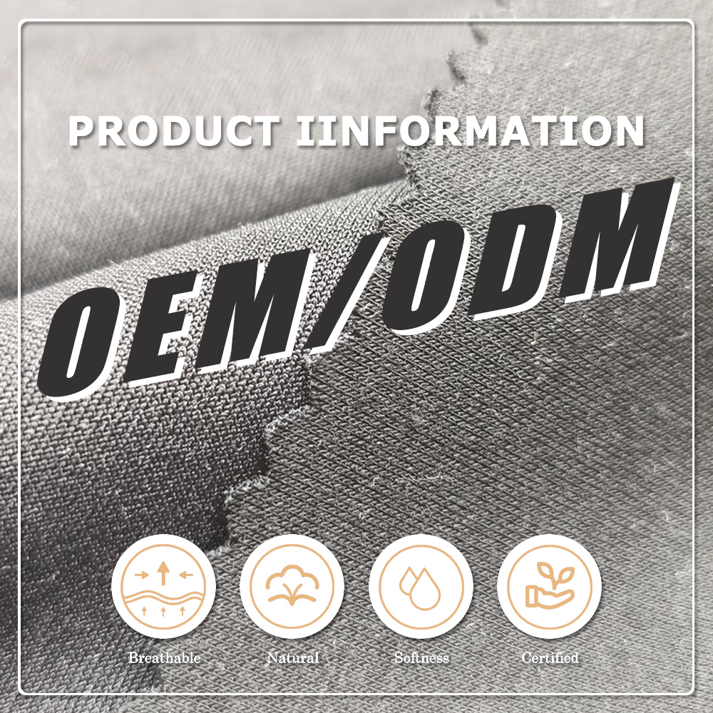 Eco-Friendly, Malambot, Anti-Static, Waterproof, Nakahinga, at Stretch na Scuba Fabric na may 45% Nylon, 47% Bamboo, at 8% Spandex para sa Swimwear at Activewear