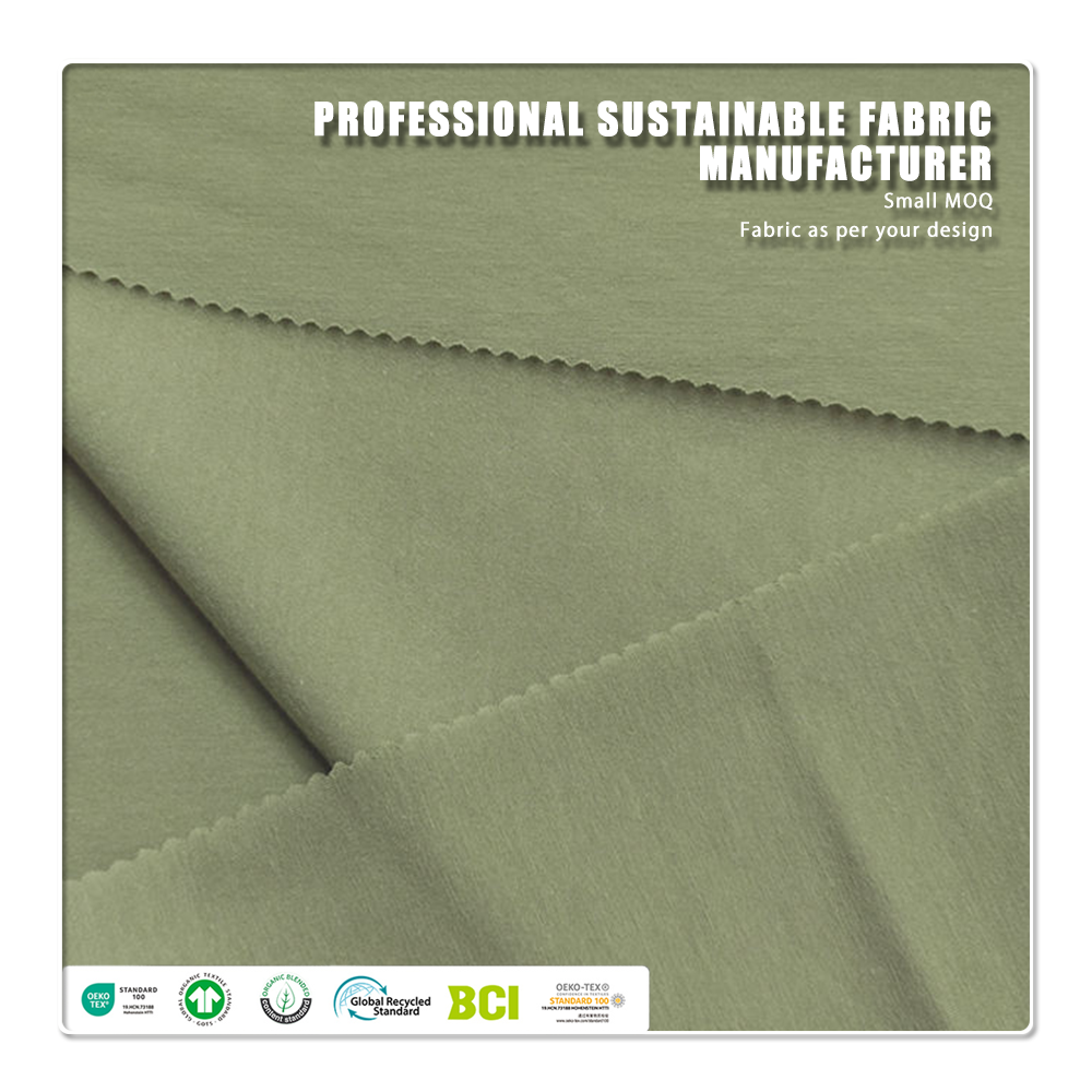 Nachhaltiger, bequemer, großer Mengen verfügbarer Strickstoff aus Mikro-Modal, dehnbar, atmungsaktiv, leichtgewichtig für Bekleidung, T-Shirts, Sweatshirts