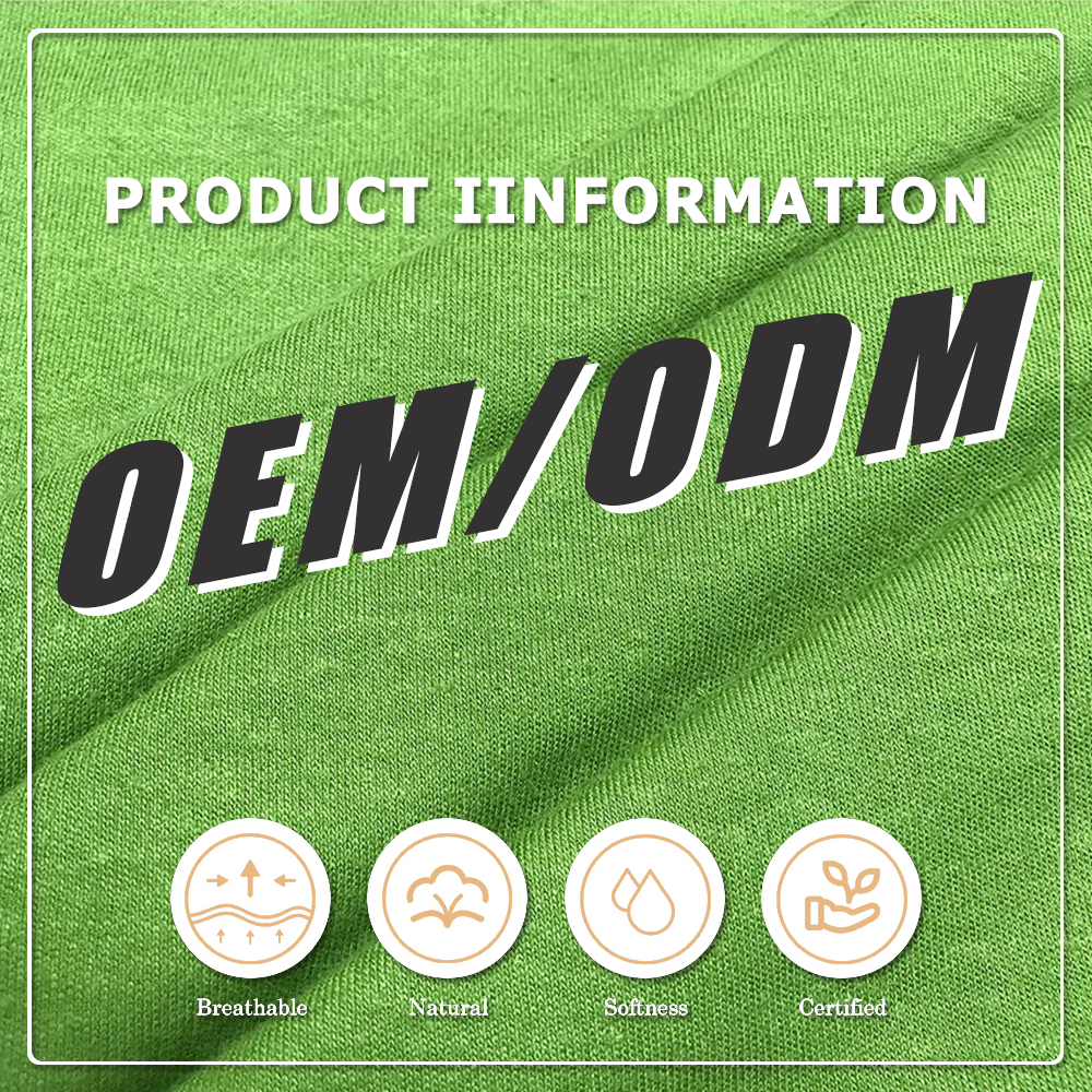 Eco-friendly Bamboo Hemp Interlock High Stretch Moisture-Absorbent Breathable Anti-Odor 240gsm Fabric for Sportswear