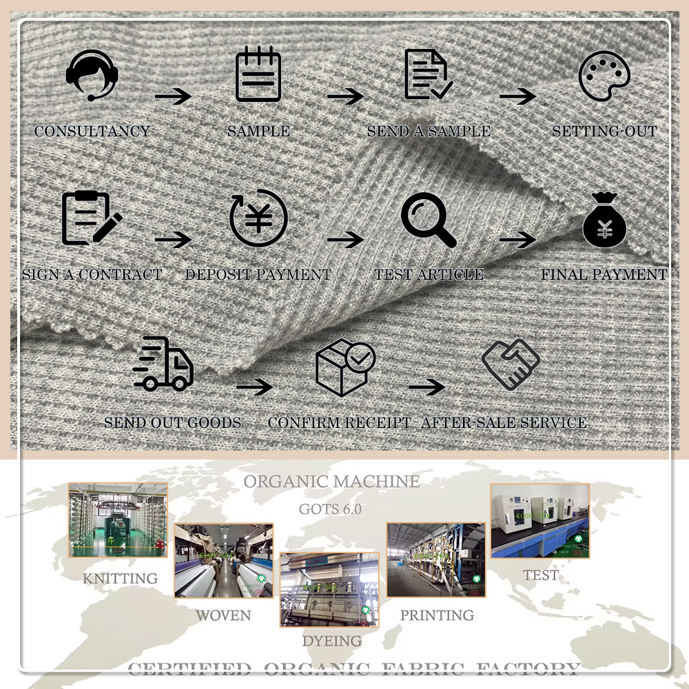 Kiváló minőségű, környezetbarát, nedvességelnyelő bambusz–szerves pamut waffle-szerű anyag, 275 g/m², baba- és gyermekruhákhoz