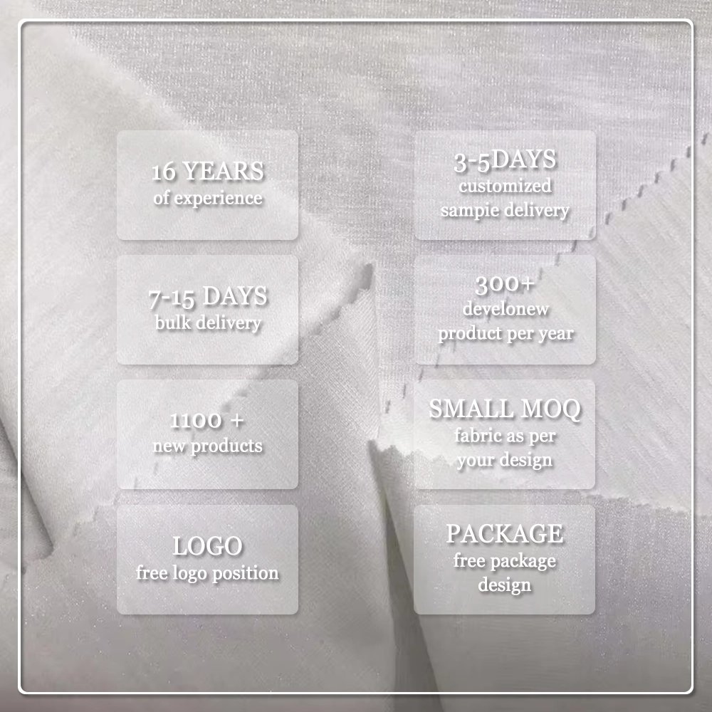 New Developed Eco-Friendly Slub Stretch Poly/Nylon/Rayon Blend Shiny Single Jersey Fabric 240gsm Make-To-Order for T-shirt