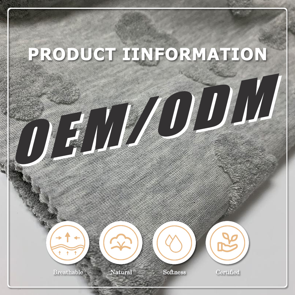 Oeko-Tex-zertifiziertes Jacquard-Gewebe aus 100 % Polyester, antistatisch, reißfest, 160 cm breit, Garnstärke 30s, für Handtücher