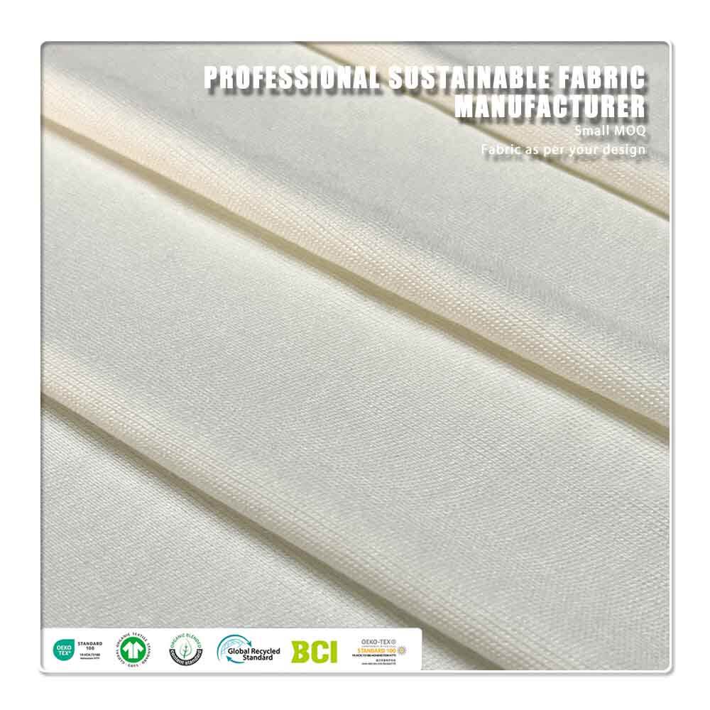 2022 New Arrival Anti-UV Eco-Friendly Bamboo Lyocell Chitosan Interlock Fabric for Hijabs and Activewear