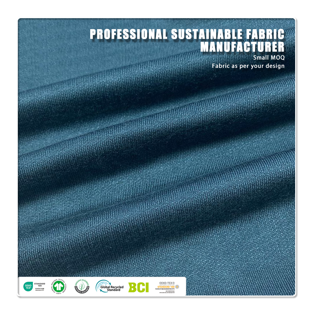 Oeko-Tex Standard 100 Soft and Comfortable Polyester/Cotton Blend French Terry 200gsm Lightweight Fabric for Hoodie