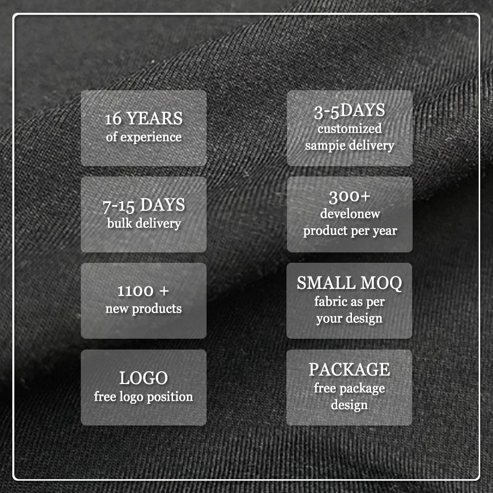 Anti-lukt-, anti-bakteriell, miljövänlig jerseyväv av 100 % bambufiber, snabbtorkande och elastisk för klädesplånsanvändning