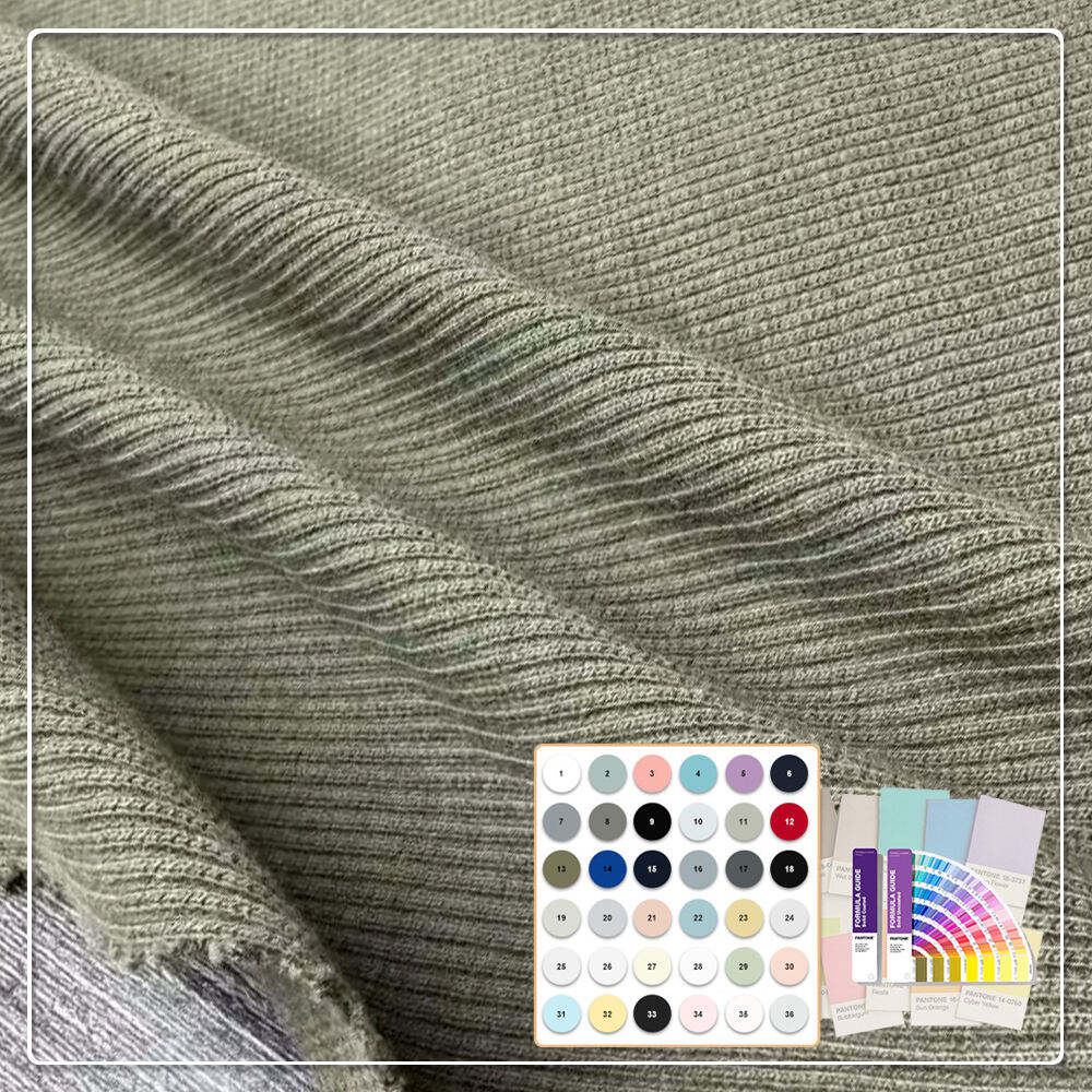 Eko-przyjazna organiczna rozciągliwa wodoodporna antystatyczna odporna na kurczenie się tkanina z 30 poliestru Coolmax i 70 Supima cotton 170 g/m²