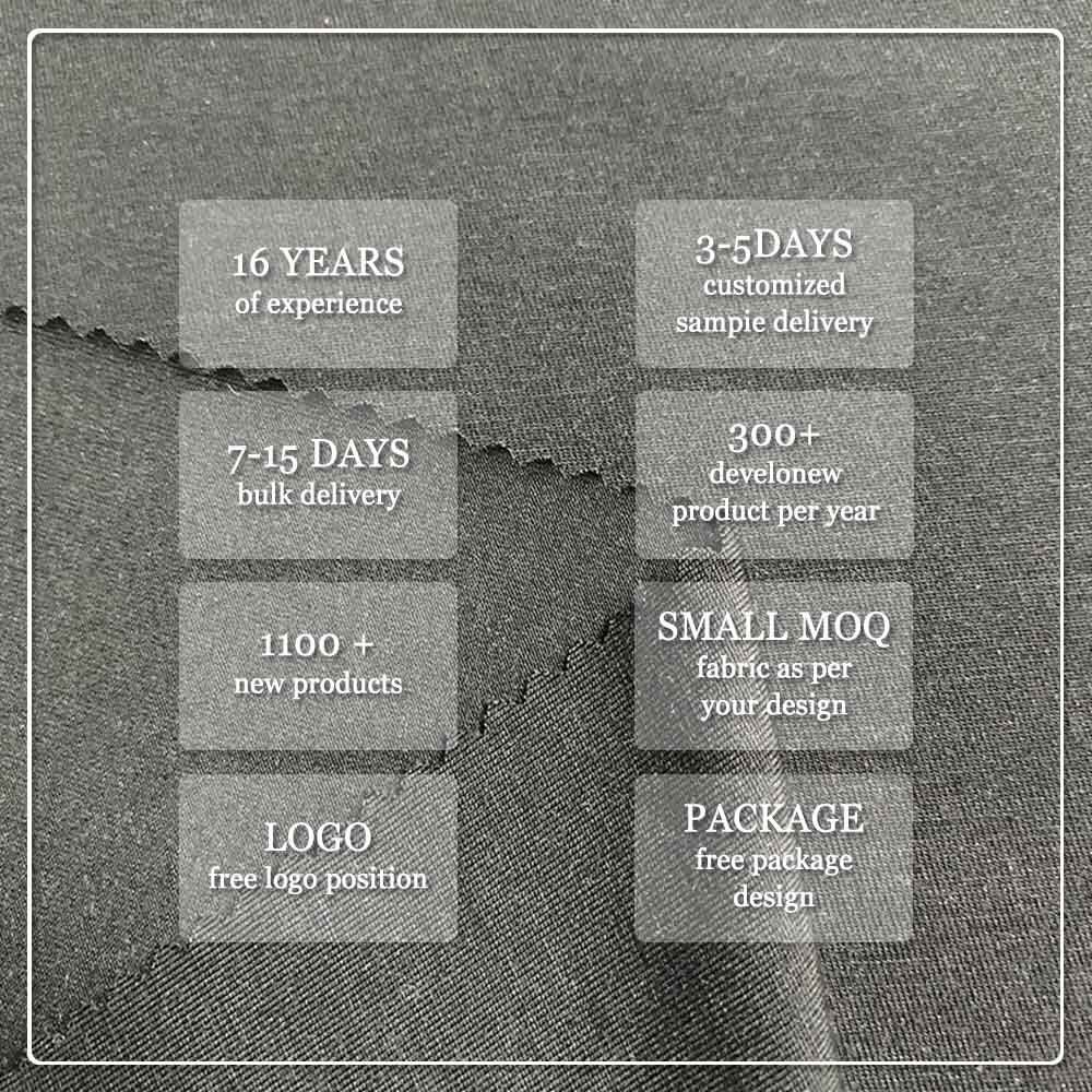 Oeko-Tex Standard 100 Certified Eco-Friendly 71% Bamboo Lyocell 24% Chitosan 5% Spandex Fabric Anti-Bacteria Moisture-Absorbent