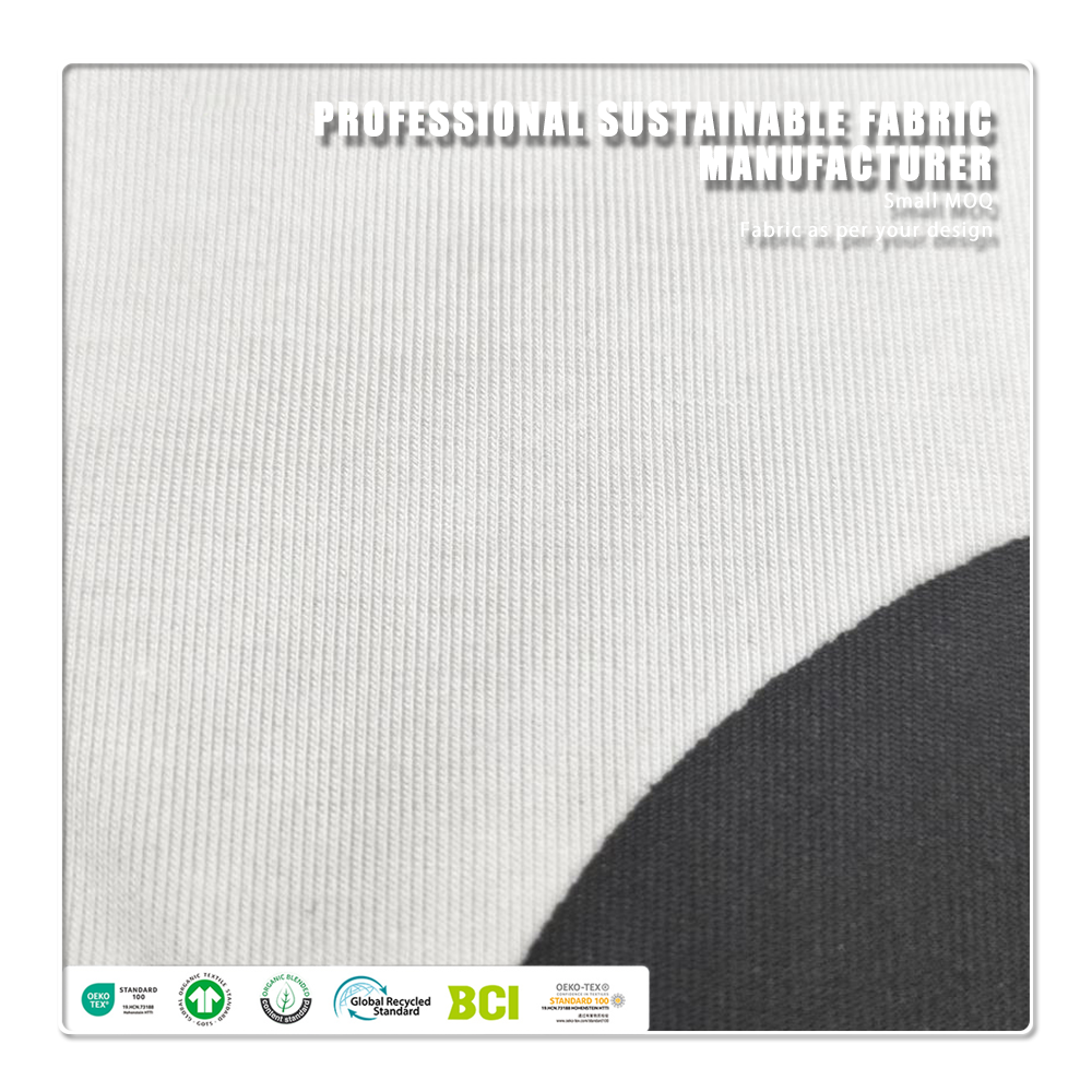 Organic Knitted Stretch Great Texture 45%Bamboo 20%Seacell 29%Sorona 6% Spandex Eco-Friendly Fabric 2023 for Activewear T-Shirts