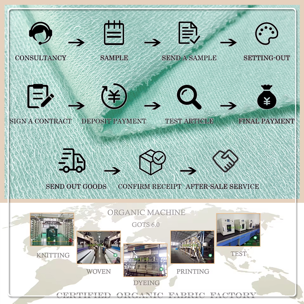 Eco-Friendly 67% Bamboo 28% Hemp 5% Spandex Breathable Anti-Bacteria Moisture-Absorbent Fleece Fabric for Lingerie Activewear