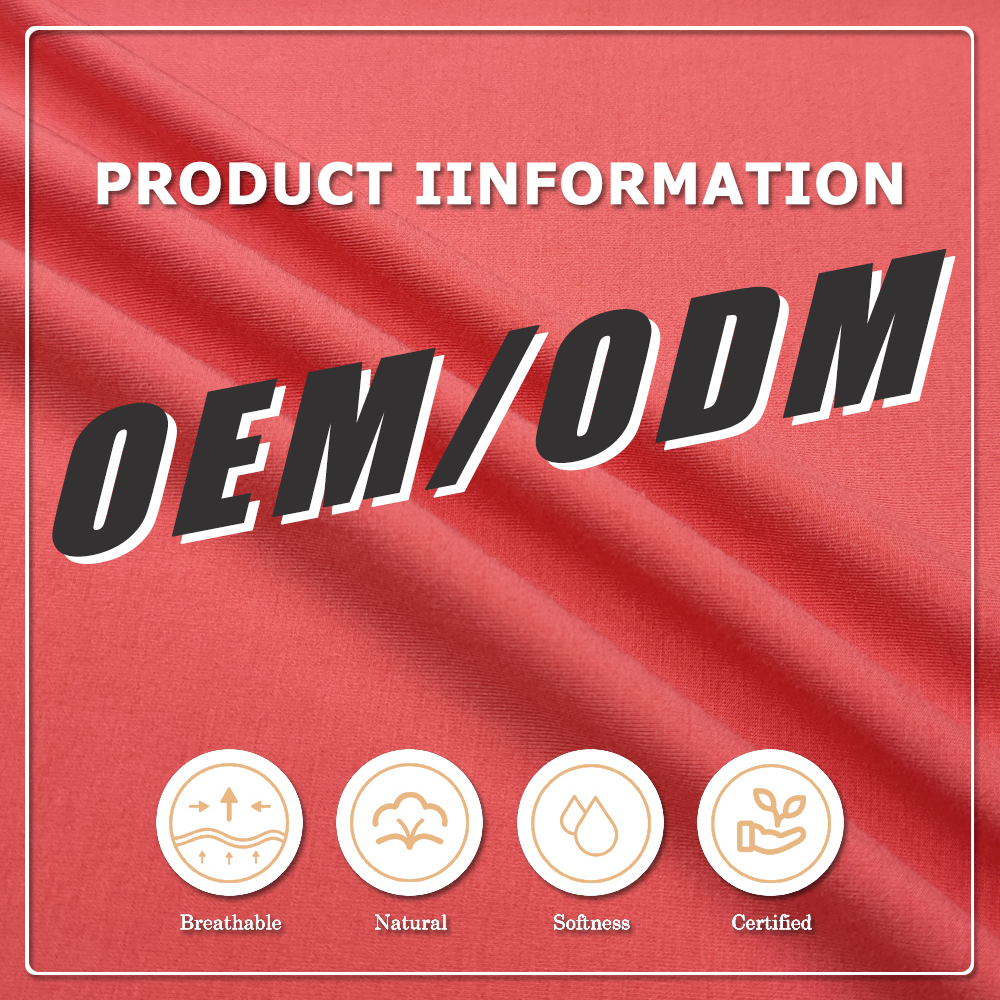 Természetes antibakteriális és szagtalanító 210gsm 93% Bambusz lyocell 7% Lycra trikó anyag, alkalmas minőségi alsóneműhöz és otthonviseléshez