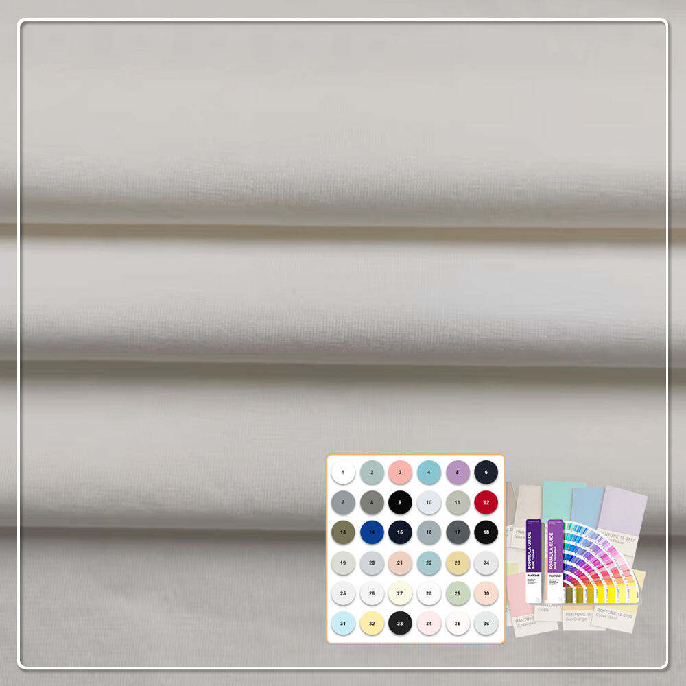 Oeko-Tex-certifierat trikåmaterial i 100 % polyester, antistatiskt, mjukt, enfärgat hållbart tyg för underkläder