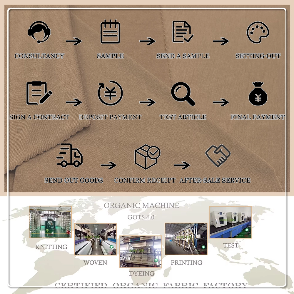 Skin Friendly 200gsm 70%Bamboo Lyocell 23%Chitosan 7%Spandex Jersey Fabric For Underwear