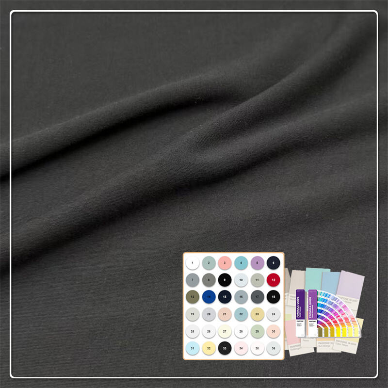 Tecido Avançado de Jersey Interlock com Bambu e Spandex com certificação OEKO-TEX® Classe I para Performance em Yoga