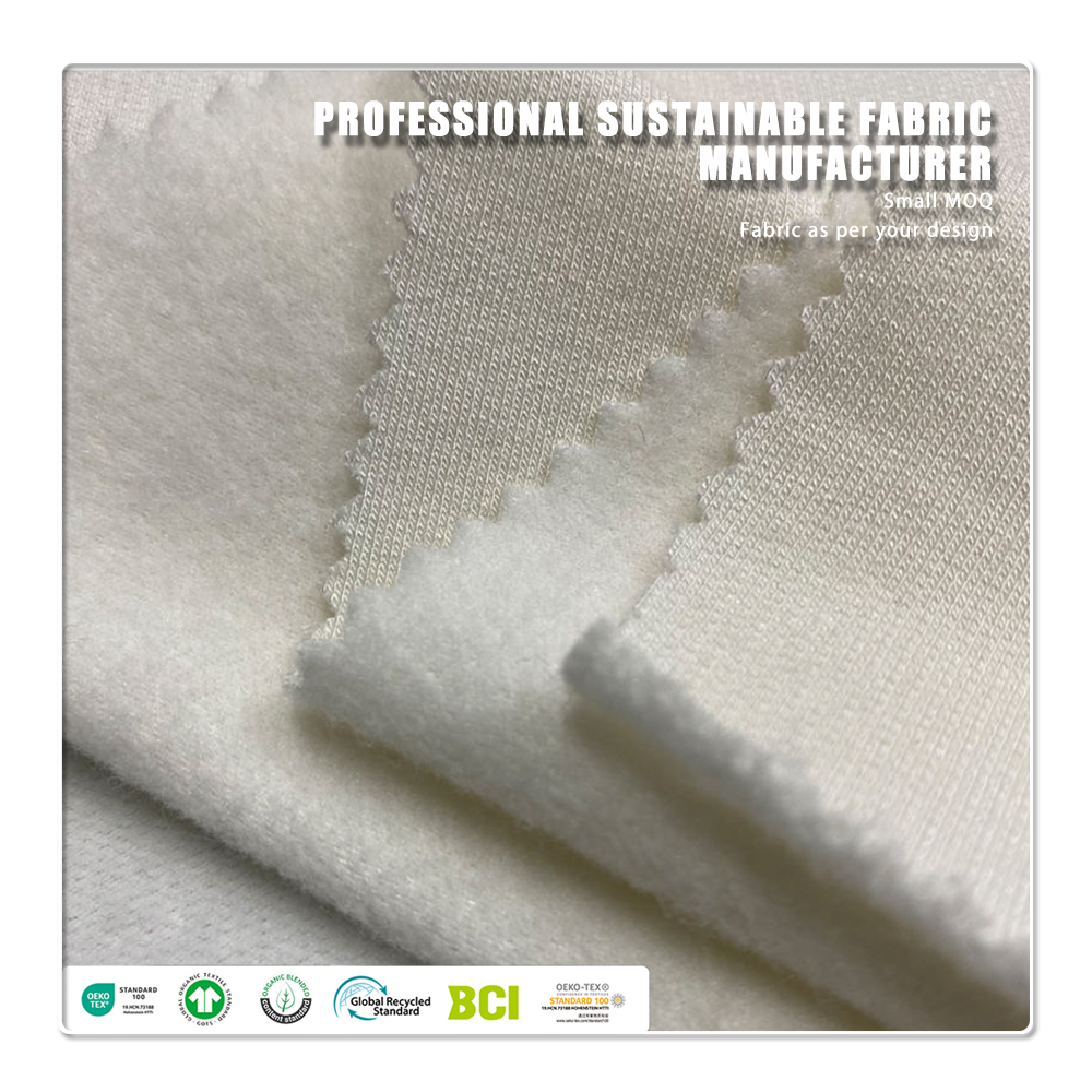 Miljövänlig organisk antibakteriell, andningsbar, elastisk polyester-/bambufiberstickad fleece-sportkläder, skjortor och klänningar för pojkar