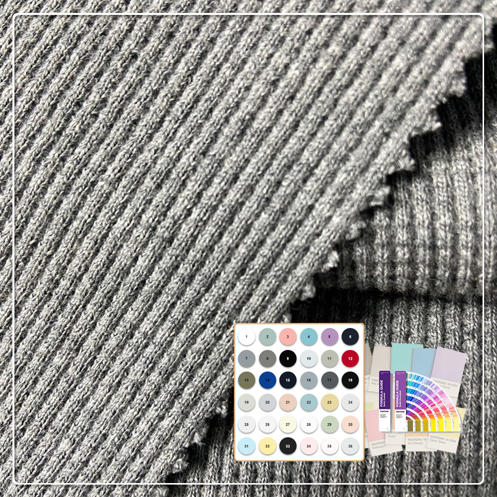 OEKO-TEX Standard 100-certifierad organisk bomullsväv i stickning, andningsförmående, snabbtorkande och fuktavledande, tungviktig 400 g/m² vaffelväv för täcken och kastbyxor