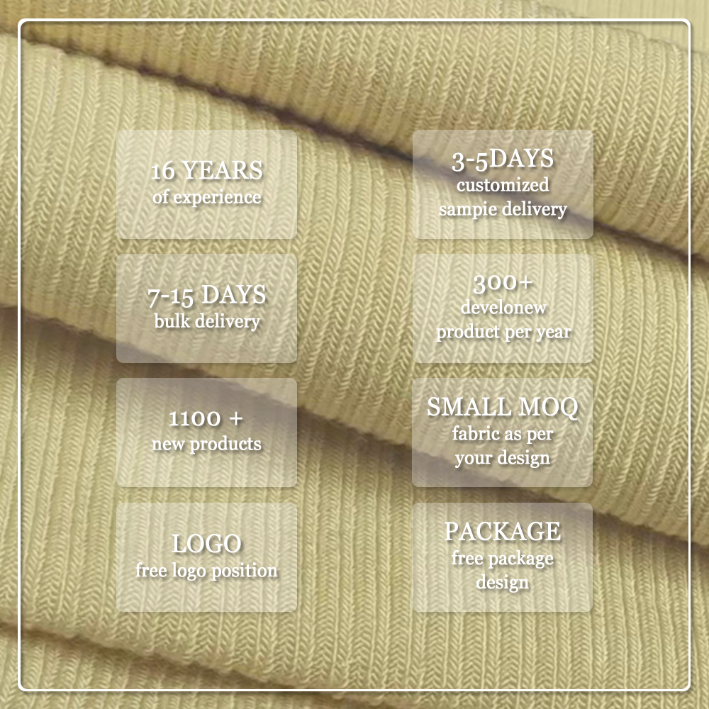 Organisk miljövänlig 210 g/m² 56 % Modal, 37 % Acetat, 7 % Spandex, elastisk 2x2 ribbstickad tyg för klänningar till kvinnor samt barn- och bebiskläder