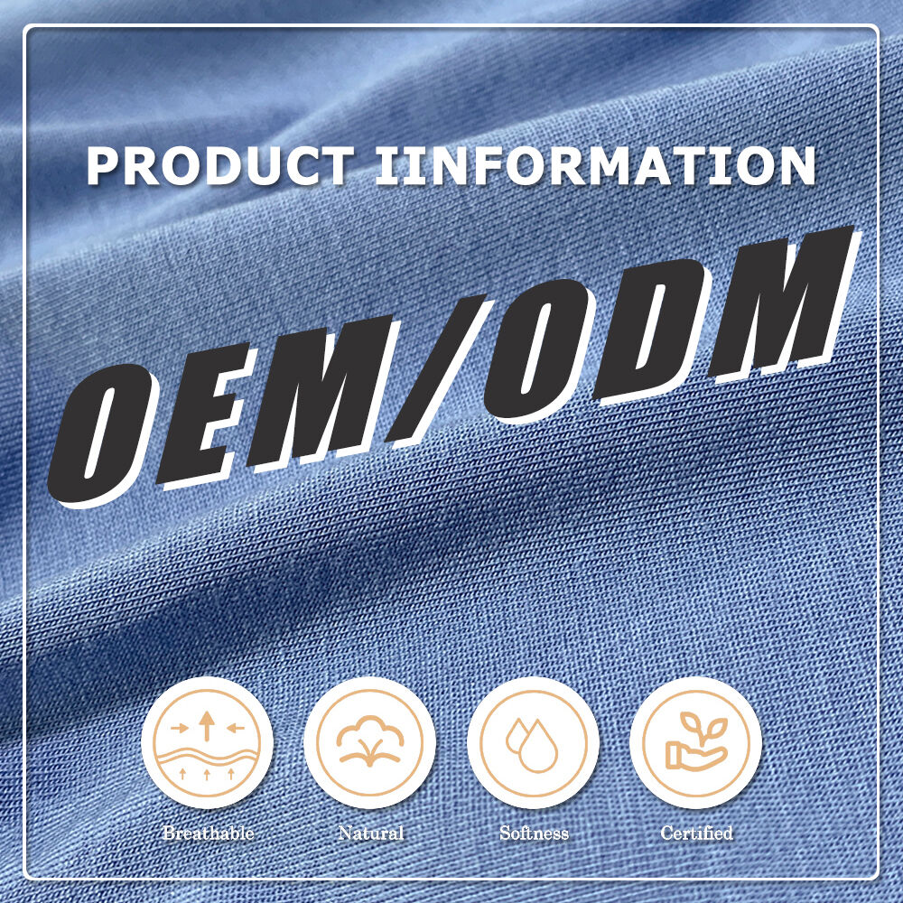 Sustainable Eco-Friendly 95% Bamboo Fabric 5% Spandex Knitted Wicking Fabric for Baby Mattress and Sleepwear